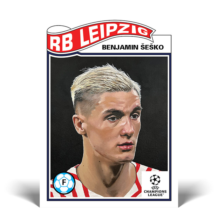 Topps UCC Living Set Card #668 - Benjamin Šeško - PR: 592