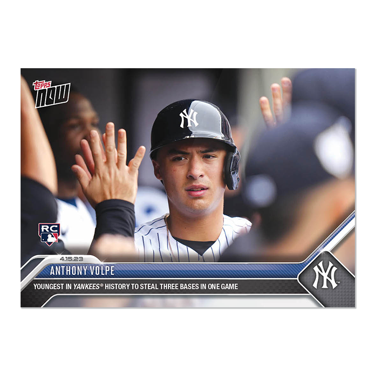 Anthony Volpe  - 2023 MLB Topps NOW® Card 126 - PR: 2287