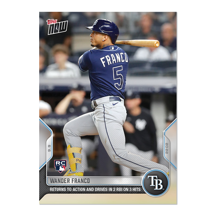Wander Franco  - 2022 MLB Topps NOW® Card 870 - PR: 1438