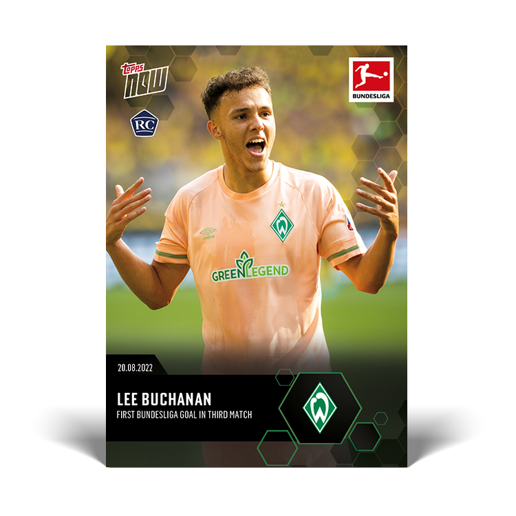Bundesliga debut and goal - Bundesliga Topps NOW® Card #24 - PR: 766
