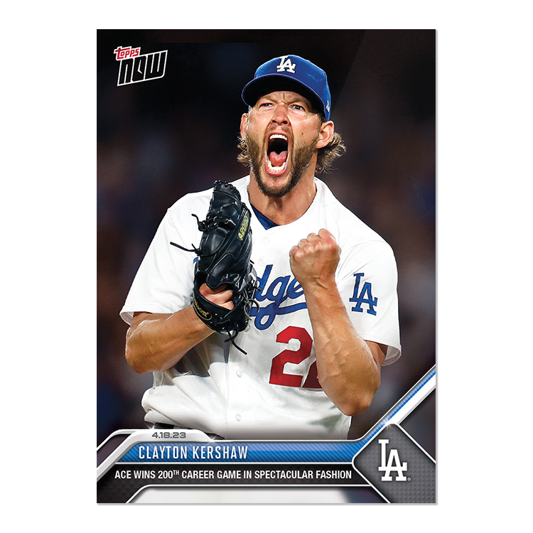 Clayton Kershaw  - 2023 MLB Topps NOW® Card 146 - PR: 2877