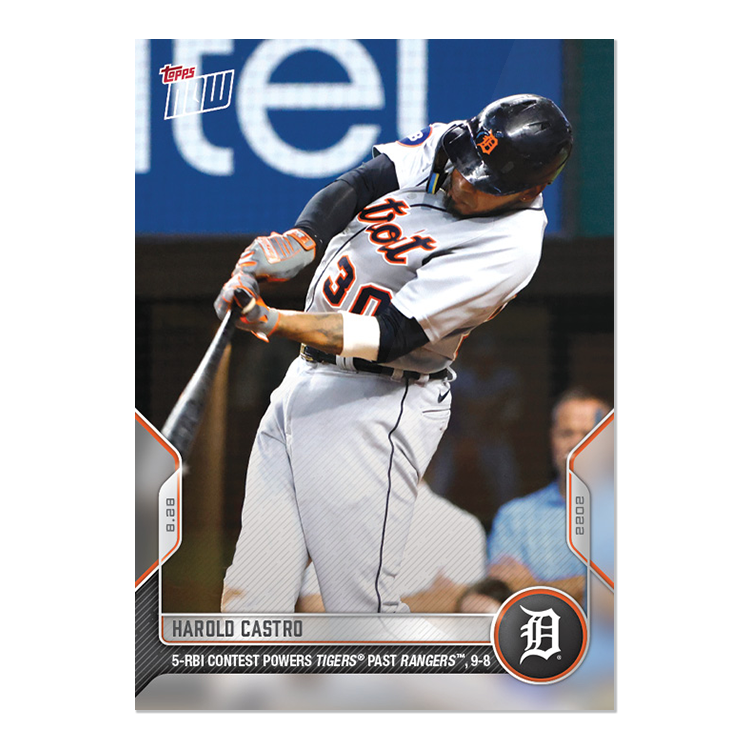 Harold Castro  - 2022 MLB Topps NOW® Card 795 - PR: 275