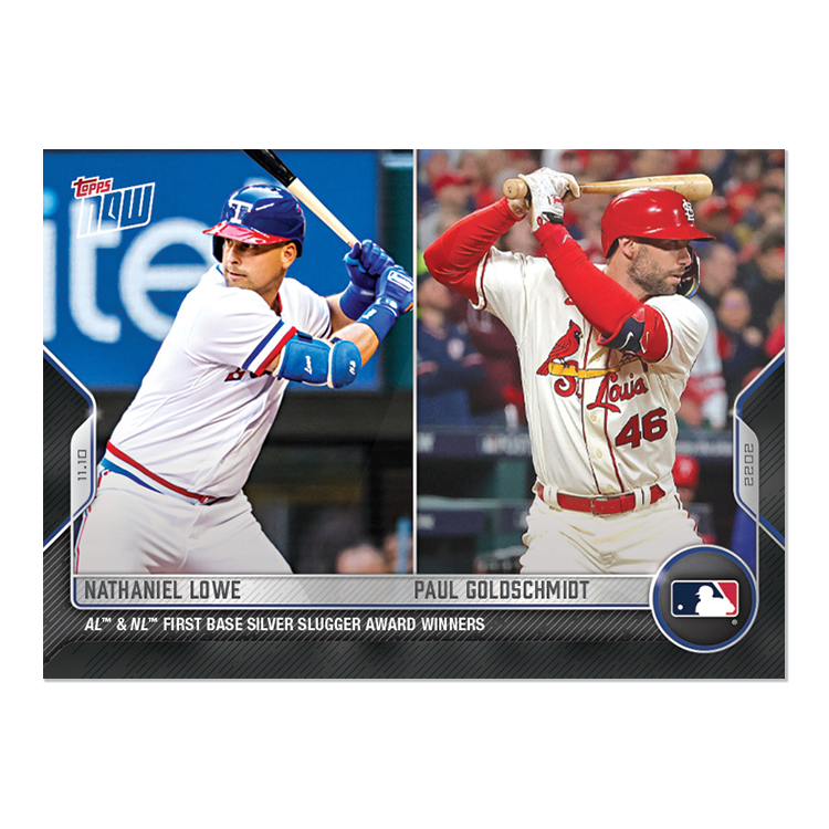Nathaniel Lowe/Paul Goldschmidt  - 2022 MLB Topps NOW® Card OS25 - PR: 392