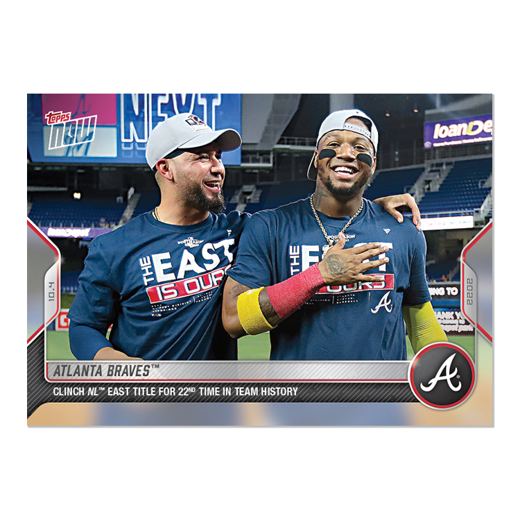 Atlanta Braves  - 2022 MLB Topps NOW® Card 1018 - PR: 2528