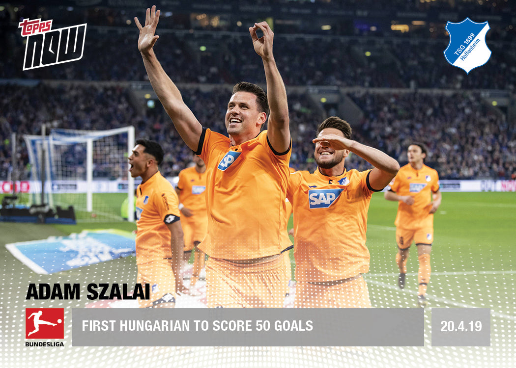 First Hungarian to score 50 goals - Bundesliga Topps NOW® Card 109 - Print Run: 86