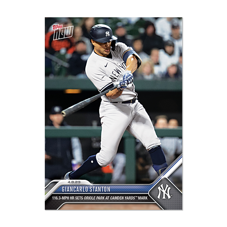 Giancarlo Stanton  - 2023 MLB Topps NOW® Card 76 - PR: 403