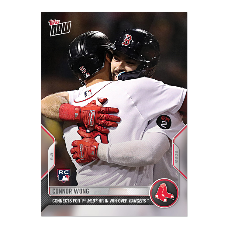 Connor Wong  - 2022 MLB Topps NOW® Card 828 - PR: 443