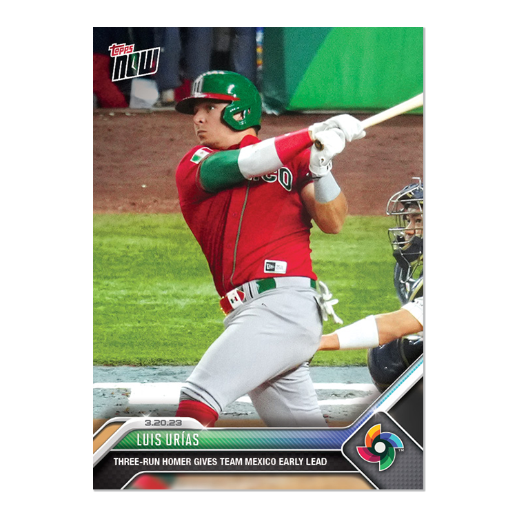 Luis Urias  - 2023 World Baseball Classic Topps NOW® Card 64 - PR: 1018