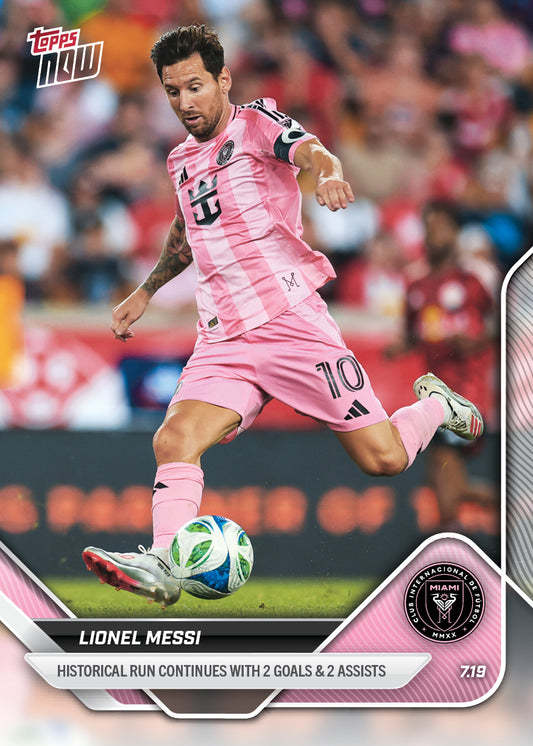Lionel Messi - 2025 MLS Topps NOW® - Card 63