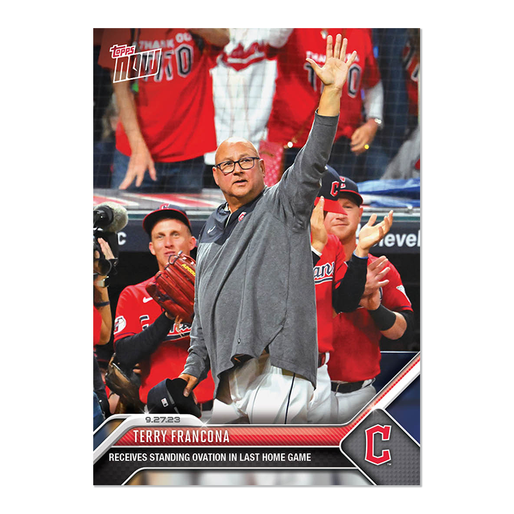 Terry Francona  - 2023 MLB Topps NOW® Card 928 - PR: 1705