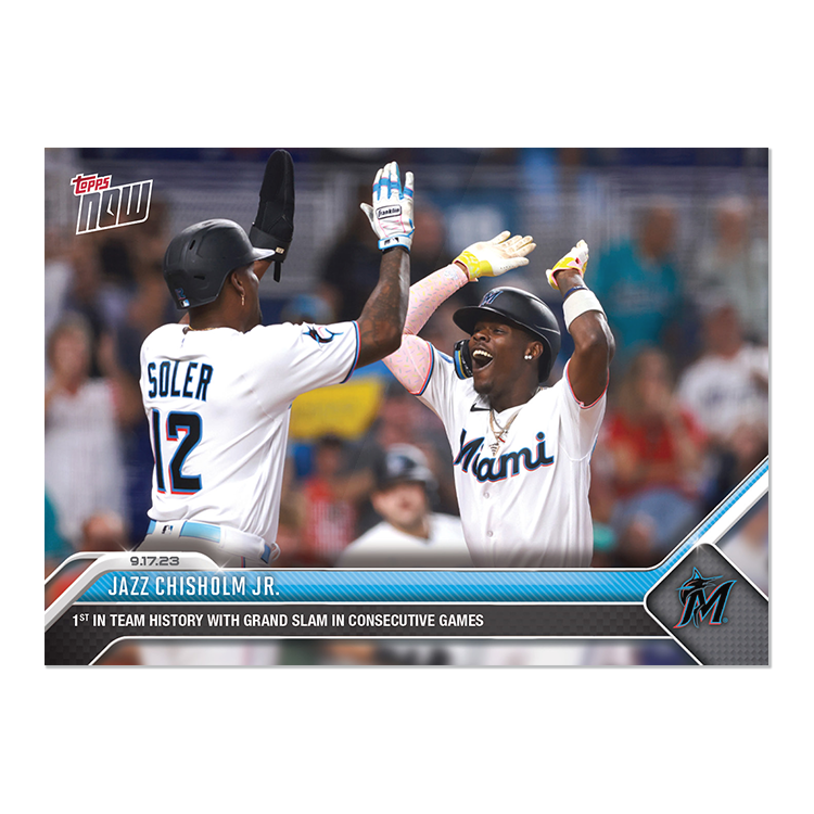 Jazz Chisholm Jr.  - 2023 MLB Topps NOW® Card 882 - PR: 349