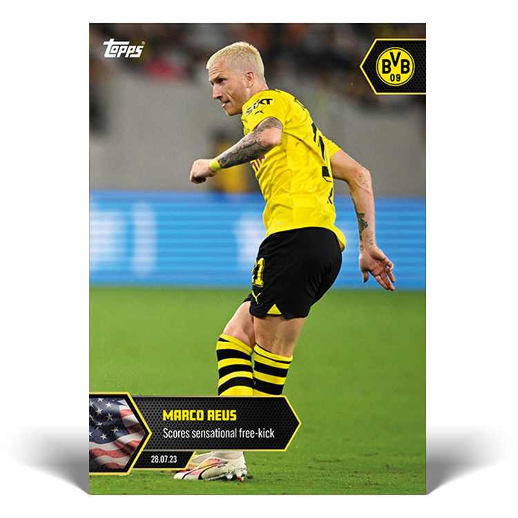 Scores sensational free-kick - BVB Topps NOW® Card #005 - PR: 124