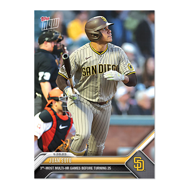 Juan Soto  - 2023 MLB Topps NOW® Card 920 - PR: 577