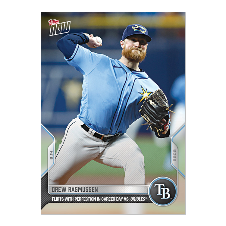 Drew Rasmussen  - 2022 MLB Topps NOW® Card 708 - PR: 348