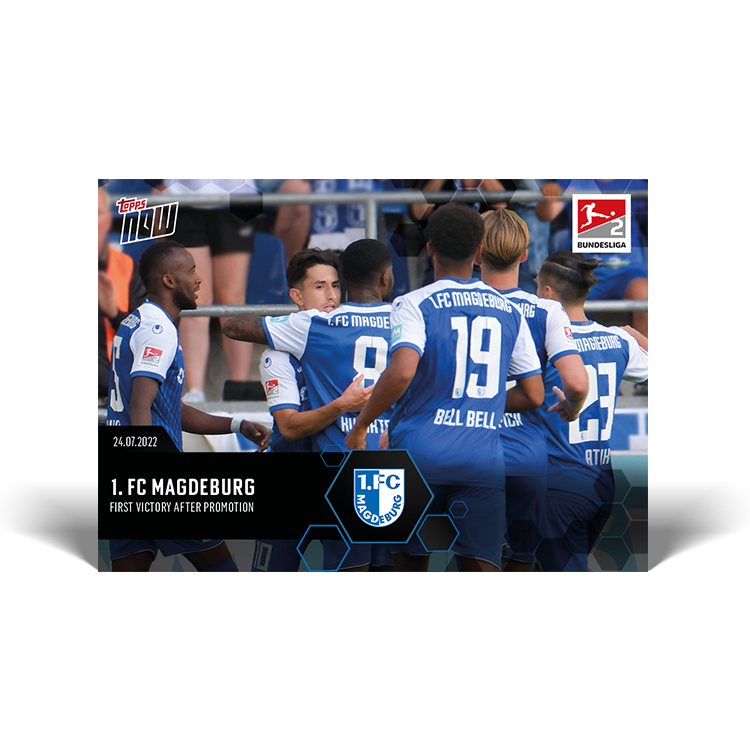 First victory after promotion - Bundesliga Topps NOW® Card #12 - PR: 155