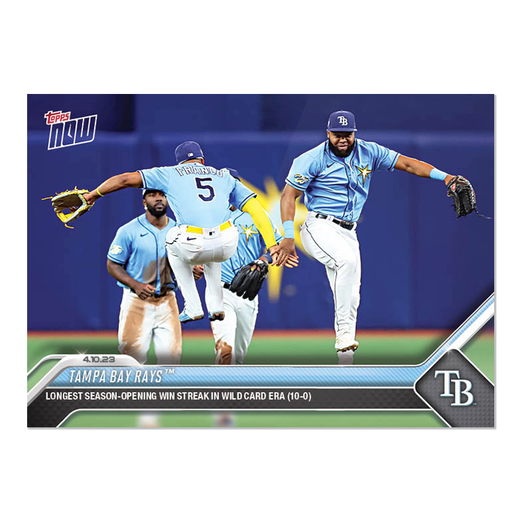 Tampa Bay Rays  - 2023 MLB Topps NOW® Card 88 - PR: 393