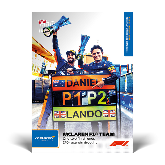 1-2 finish ends 170 race win drought - F1 Topps NOW® Card #52 - PR: 4504