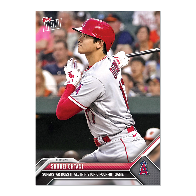 Shohei Ohtani  - 2023 MLB Topps NOW® Card 294 - PR: 5206