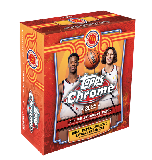 2025 Topps Chrome® McDonald’s All-American Basketball - Mega Box