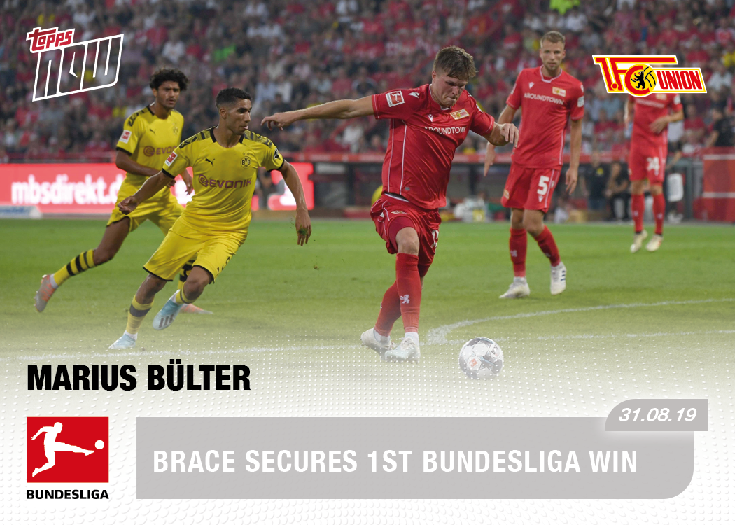 Brace secures 1st Bundesliga win - Bundesliga Topps NOW® Card #13 - Print Run: 29