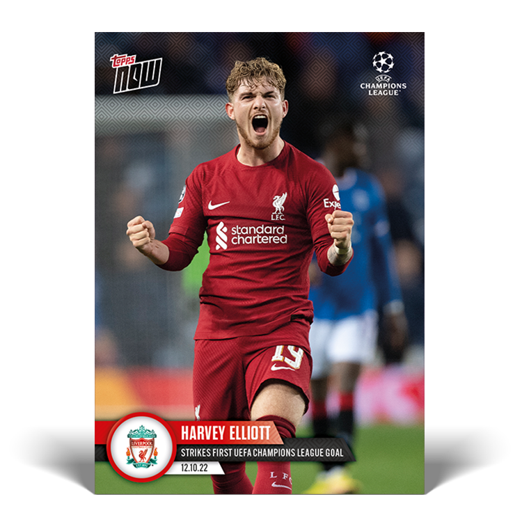 Strikes first UEFA Champions League goal - UCL Topps NOW® Card #44 - PR: 531