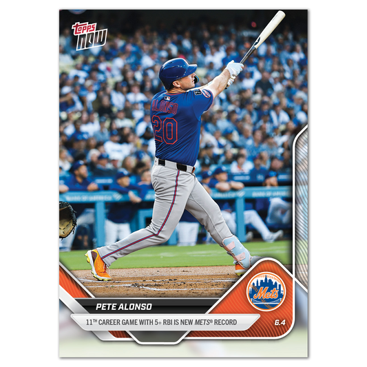 Pete Alonso - 2025 MLB Topps NOW® - Card 256