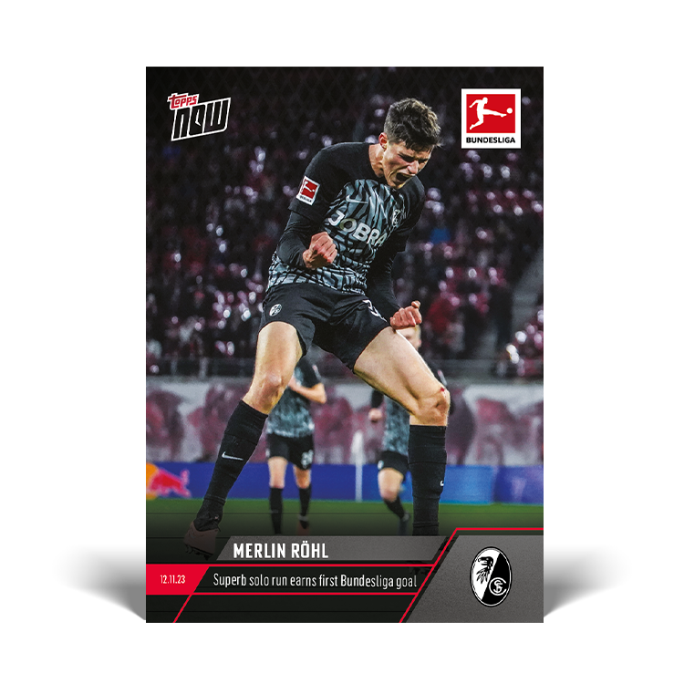 Merlin Röhl - Superb solo run earns first Bundesliga goal - Bundesliga Topps NOW® Card #68 - PR: 120
