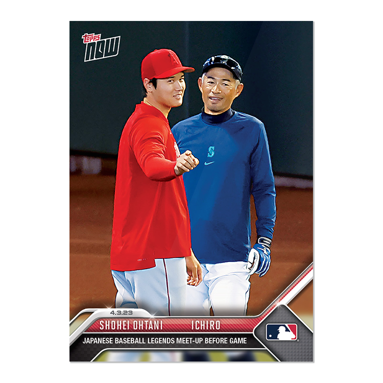 Shohei Ohtani/Ichiro  - 2023 MLB Topps NOW® Card 45 - PR: 4802