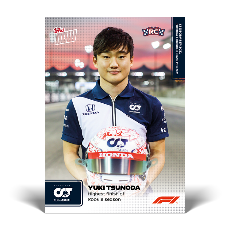 Highest finish of Rookie season- F1 Topps NOW® Card #88 - PR: 3710