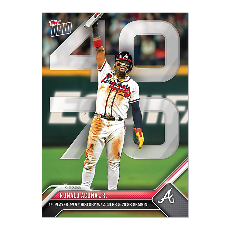 Ronald Acuña Jr.  - 2023 MLB Topps NOW® Card 927 - PR: 36544