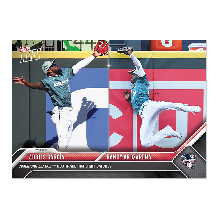 Adolis Garcia/Randy Arozarena  - 2023 MLB Topps NOW® Card 562 - PR: 542
