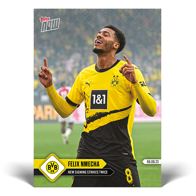 New signings strikes twice - BVB Topps NOW® Card #009 - PR: 195