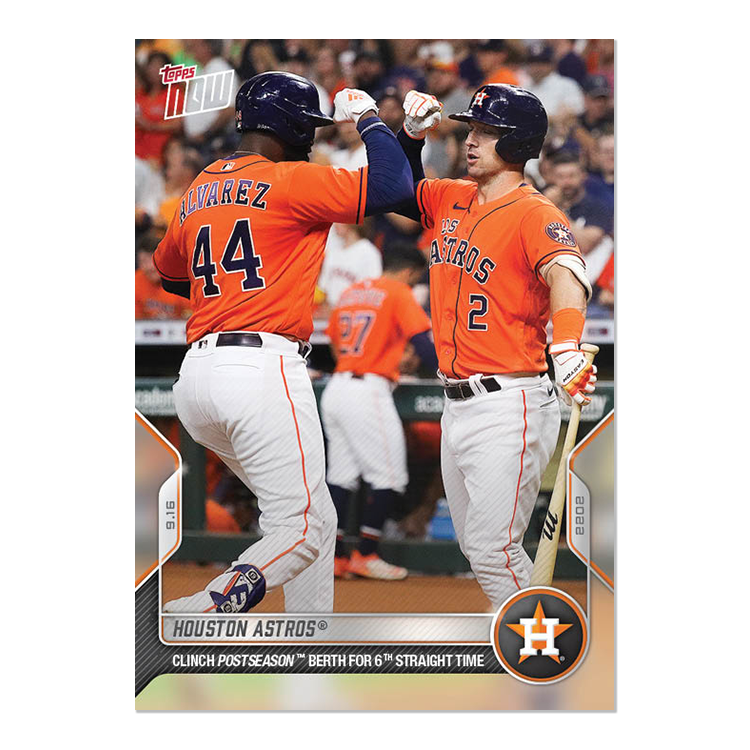 Houston Astros  - 2022 MLB Topps NOW® Card 912 - PR: 241