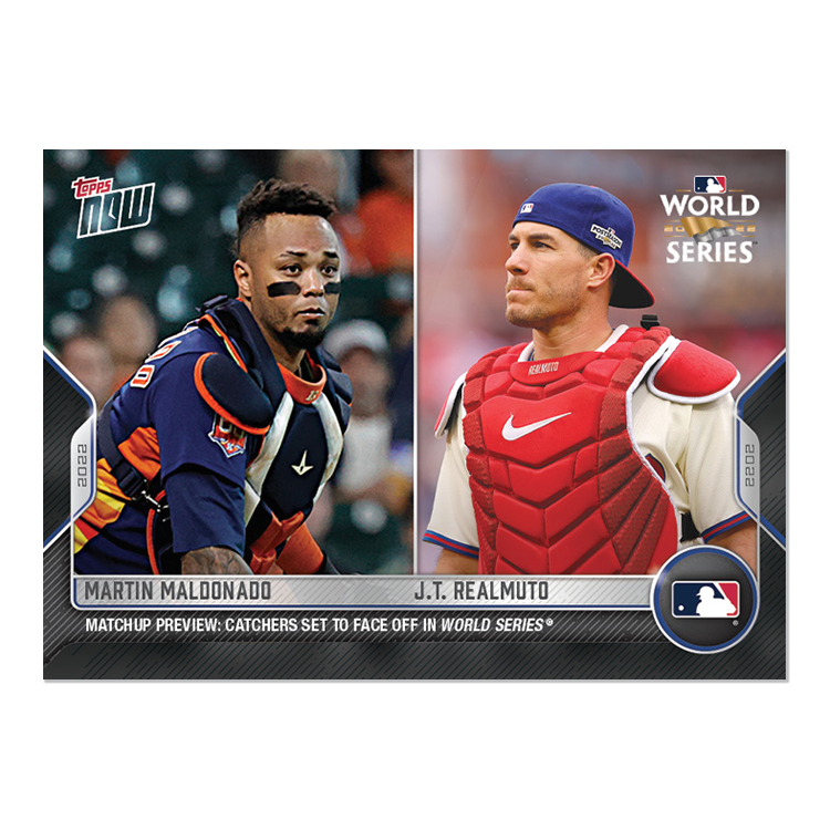 Martin Maldonado | J.T. Realmuto  - 2022 MLB Topps NOW® Card WSM-1 - PR: 503