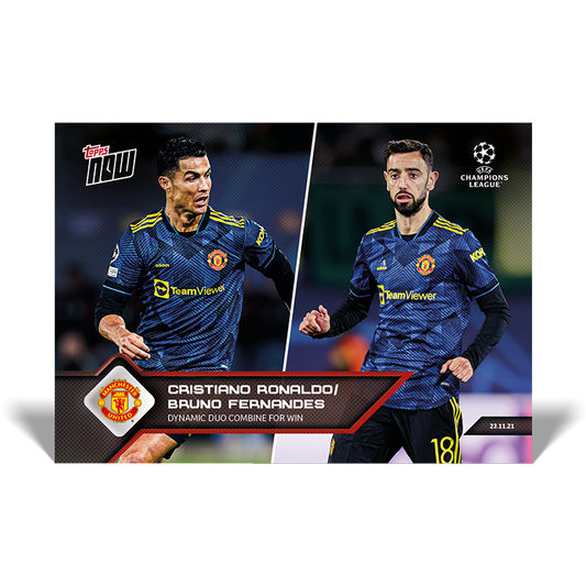 Dynamic Duo combine for win - UCL Topps NOW® Card #71 - PR: 2293