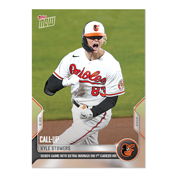 Kyle Stowers  - 2022 MLB Topps NOW® Card 779 - PR: 1037