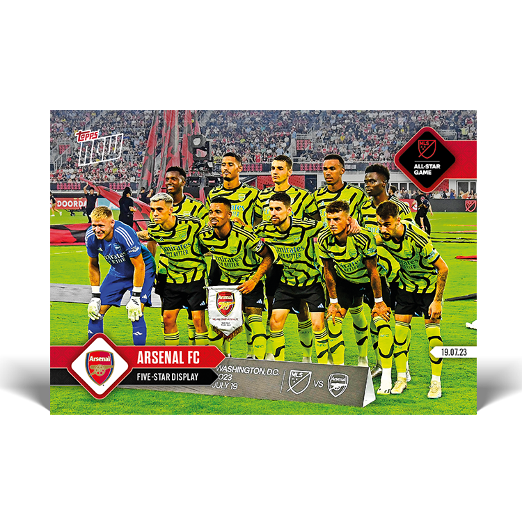 Five-star display - ARSENAL Topps NOW® Card #001 - PR: 184