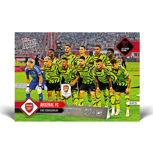 Five-star display - ARSENAL Topps NOW® Card #001 - PR: 184