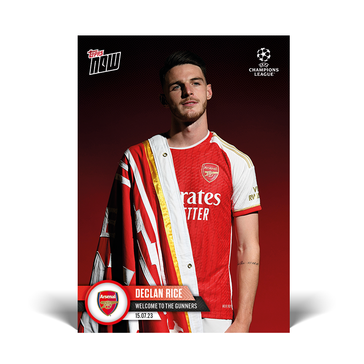 Welcome to the Gunners! - UCL Topps NOW® Card #133 - PR: 599