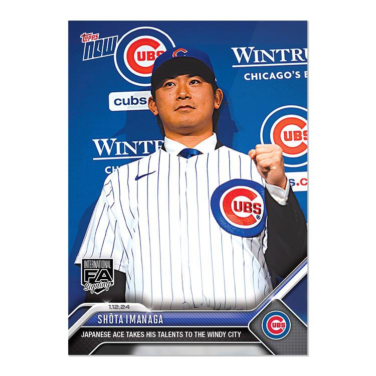 Shota Imanaga  - 2023 MLB Topps NOW® Card OS27 - PR: 4994