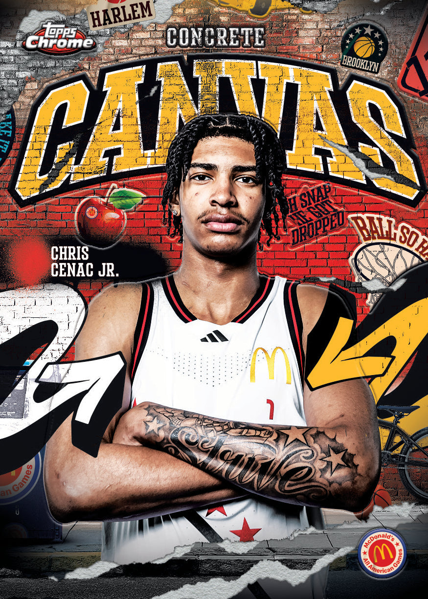 2025 Topps Chrome® McDonald’s All-American Basketball - Hobby Box - Sealed Case