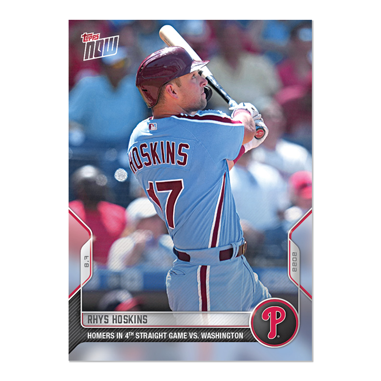 Rhys Hoskins  - 2022 MLB Topps NOW® Card 668 - PR: 362