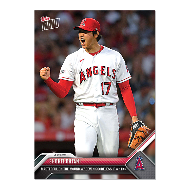 Shohei Ohtani  - 2023 MLB Topps NOW® Card 161 - PR: 2976