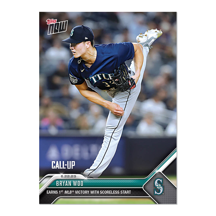 Bryan Woo  - 2023 MLB Topps NOW® Card 483 - PR: 948