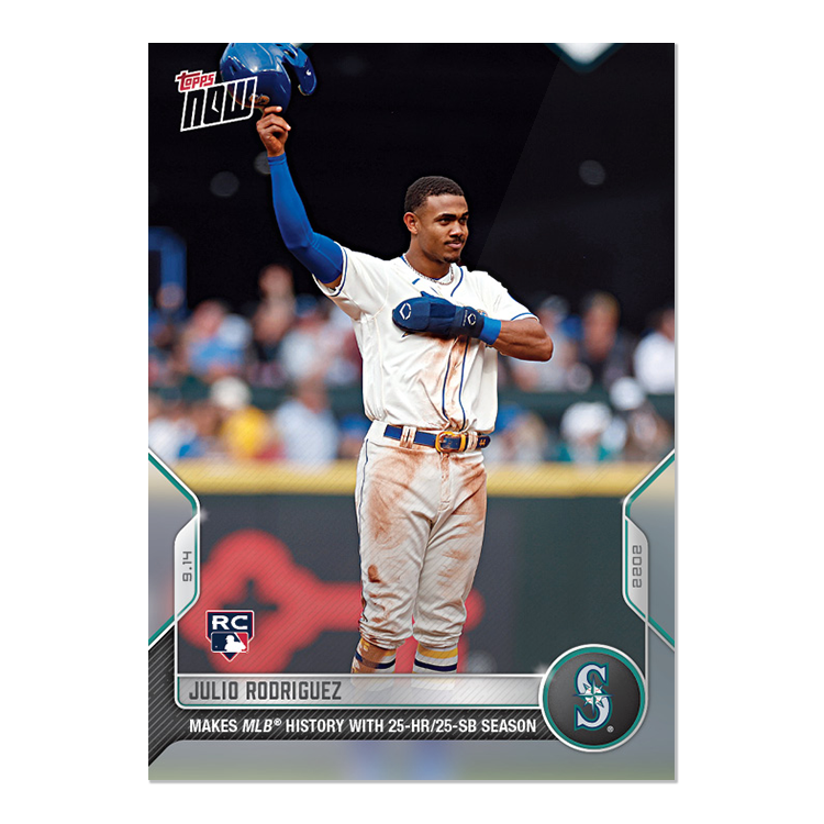 Julio Rodriguez  - 2022 MLB Topps NOW® Card 899 - PR: 7272