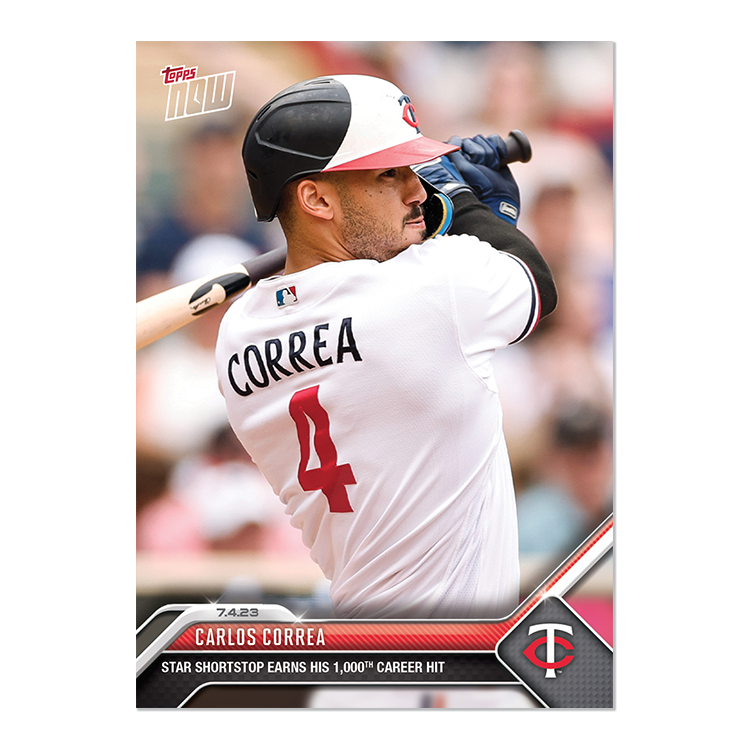 Carlos Correa  - 2023 MLB Topps NOW® Card 524 - PR: 466