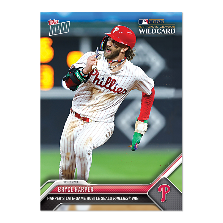 Bryce Harper  - 2023 MLB Topps NOW® Card 963 - PR: 1286