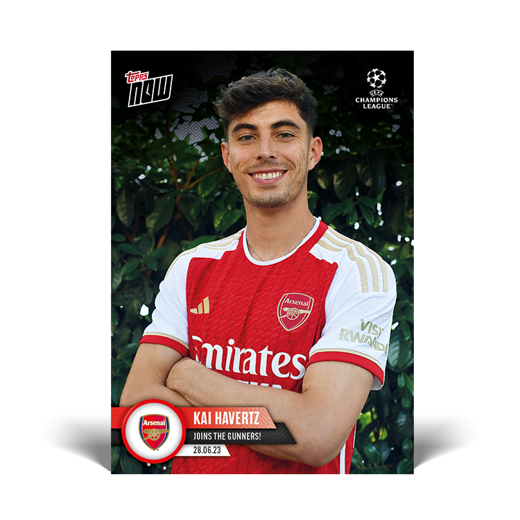 Joins the Gunners! - UCL Topps NOW® Card #131 - PR: 335