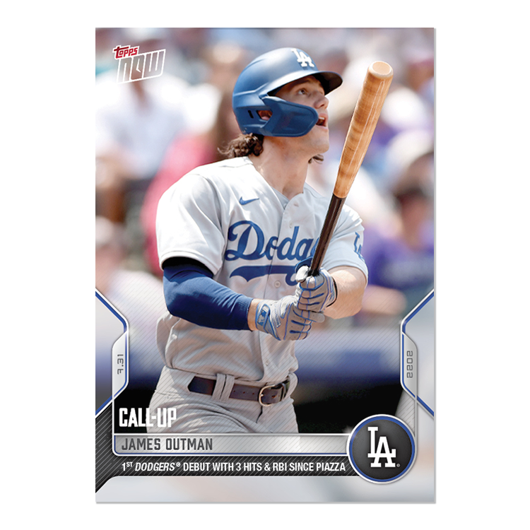 James Outman  - 2022 MLB Topps NOW® Card 625 - PR: 2034