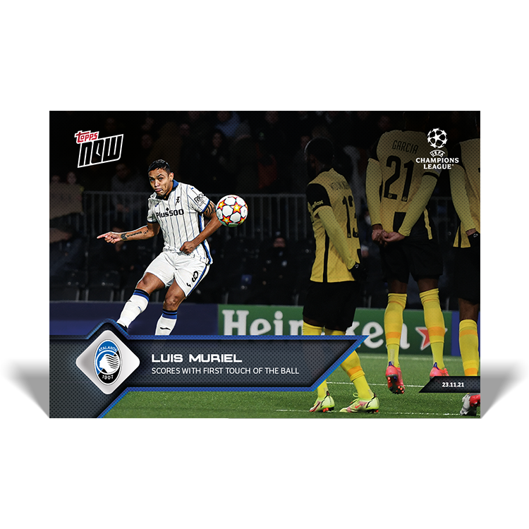 Scores with first touch of the ball  - UCL Topps NOW® Card #73 - PR: 160